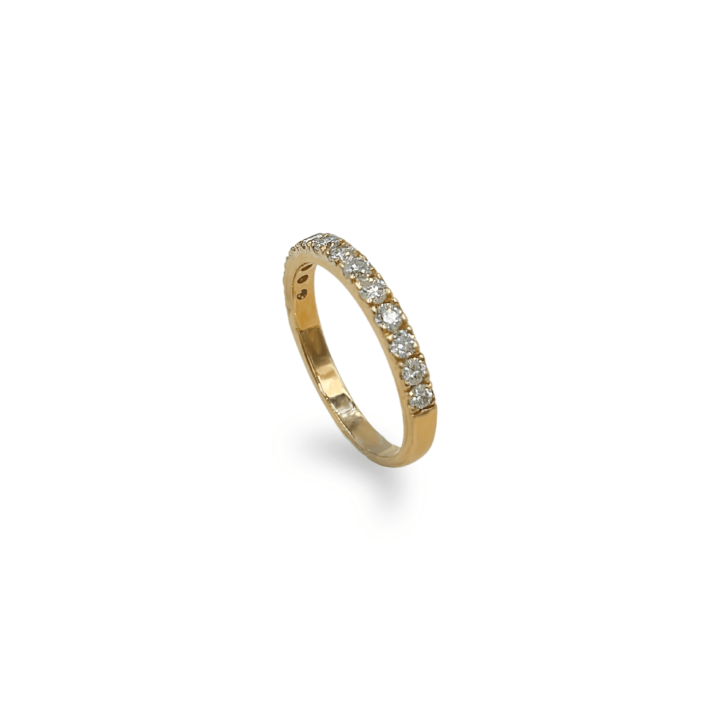 Rose Gold Half Eternity Band Big - جرس - Luxury Diamond Jewelry shop Dubai - SABA DIAMONDS