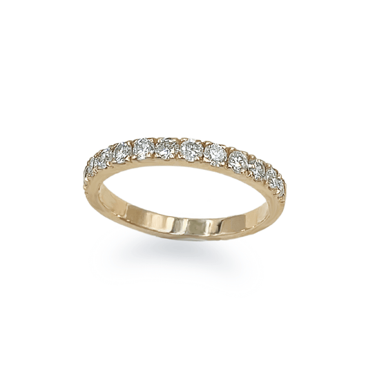 Rose Gold Half Eternity Band Big - جرس - Luxury Diamond Jewelry shop Dubai - SABA DIAMONDS